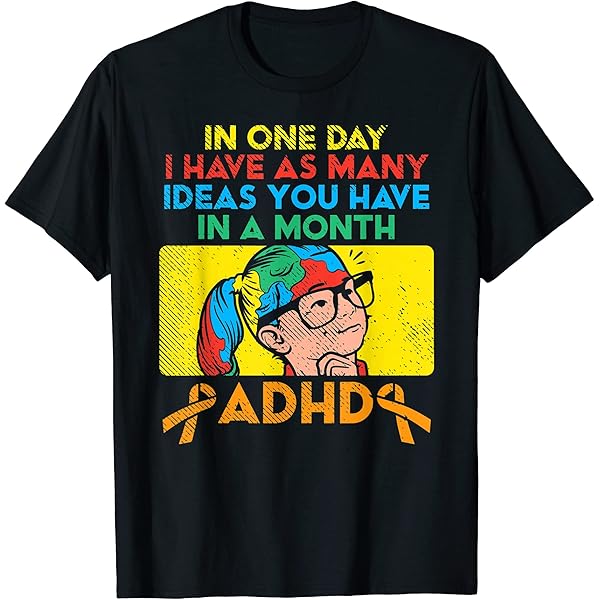 Amazon.com: In One Day Neurodiversity Hyperactivity Funny